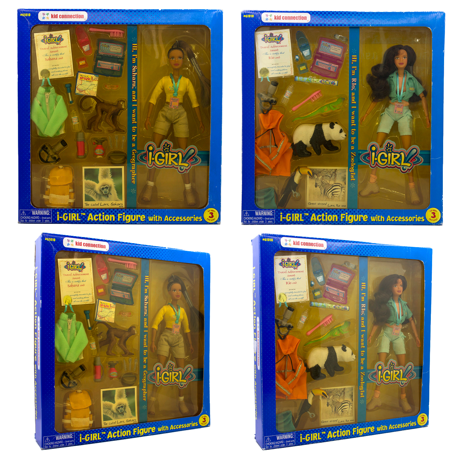 kidco野生动物娃娃套装