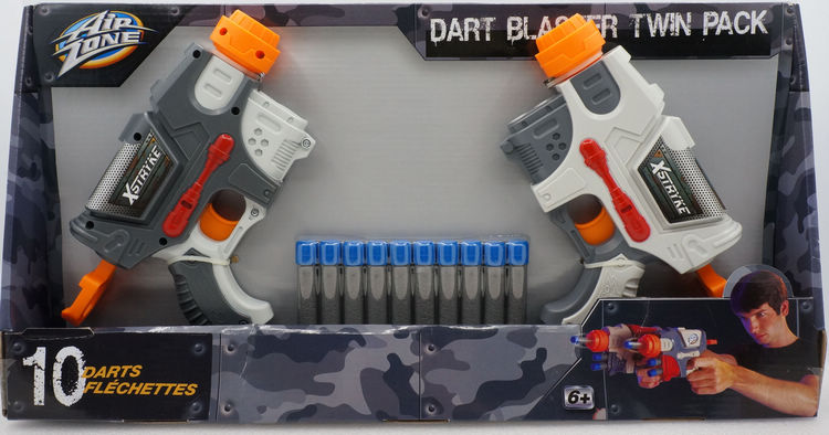 AIRZONE DART BLASTER TWIN PACK 软弹头2支对抗装软弹枪玩具枪
