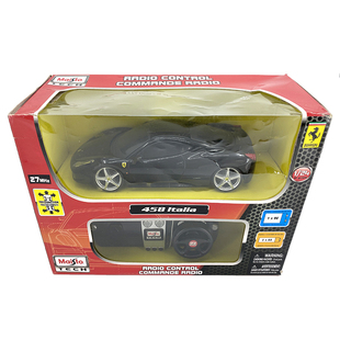 Maisto Tech美驰图遥控车法拉利458 italia超跑赛车男孩礼物玩具