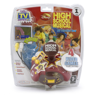 JAKKS迪士尼high school musical歌舞青春儿童经典怀旧电视游戏机