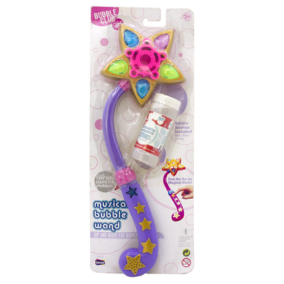 LANARD MUSICAL BUBBLE WAND仙女棒花朵棍泡泡机儿童吹泡泡玩具