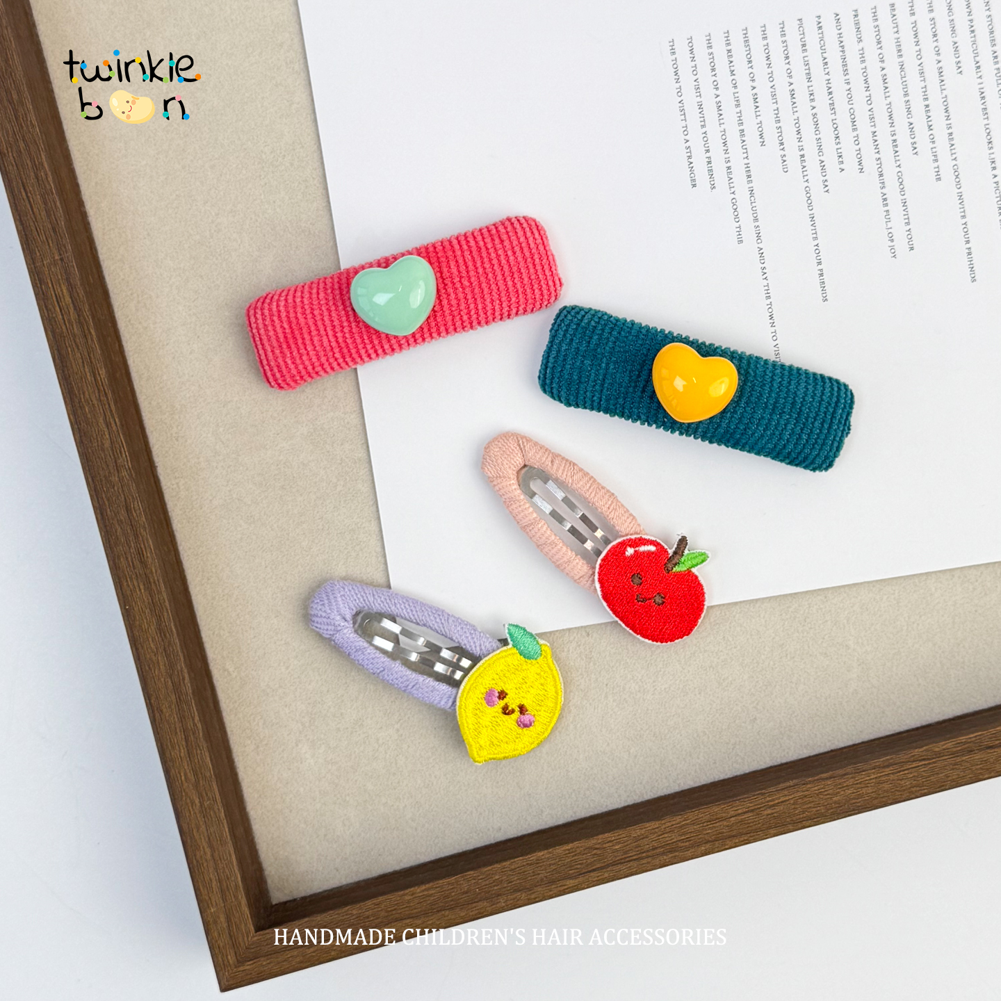 韩国进口儿童发夹可爱水果发夹