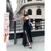 微胖大码 新款 显瘦连衣裙 开叉鱼尾吊带裙女收腰2024夏季 安妮不火