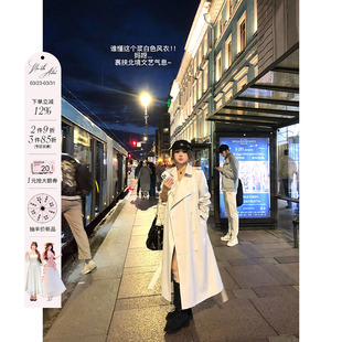 微胖大码 风衣女2025秋冬新款 老钱风长外套 彼得堡中长款 安妮不火