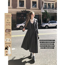 复古学院风西装 气质套装 两件套女2025秋季 微胖大码 新款 安妮不火