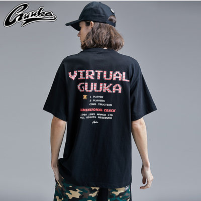 guuka潮牌90年代装甲战车元素T恤
