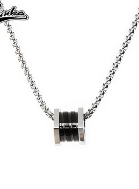 胡文煊同款GUUKA潮牌绳索螺母吊坠男女 项链嘻哈转运弹簧情侣首饰