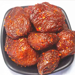 包邮杏梅甜辣味沙漠杏干辣味湖南人儿时的辣椒梅子辣椒葡萄干250g