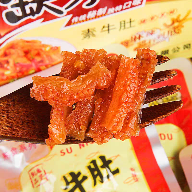 湖南特产超辣爽脆魔芋素牛肚
