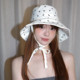丁走走日系小清新显脸小渔夫帽子女2026春夏度假大帽檐防晒遮阳帽