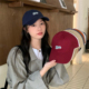 丁走走棒球帽大头围女高品质纯棉刺绣软顶鸭舌帽子男潮韩版 显脸小