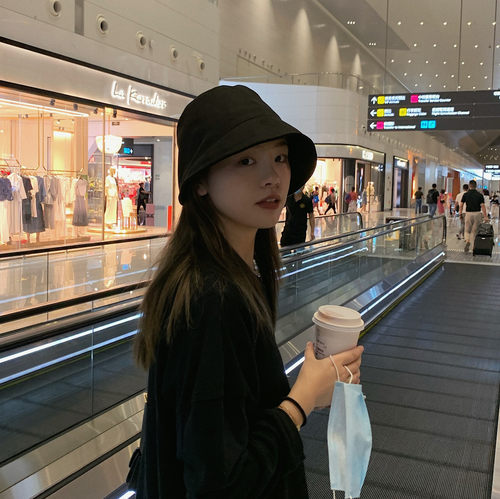 丁走走素颜遮脸显脸小渔夫帽