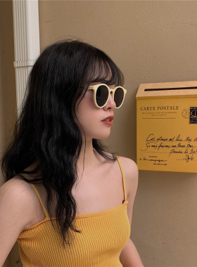 丁走走chic小清新女百搭太阳眼镜