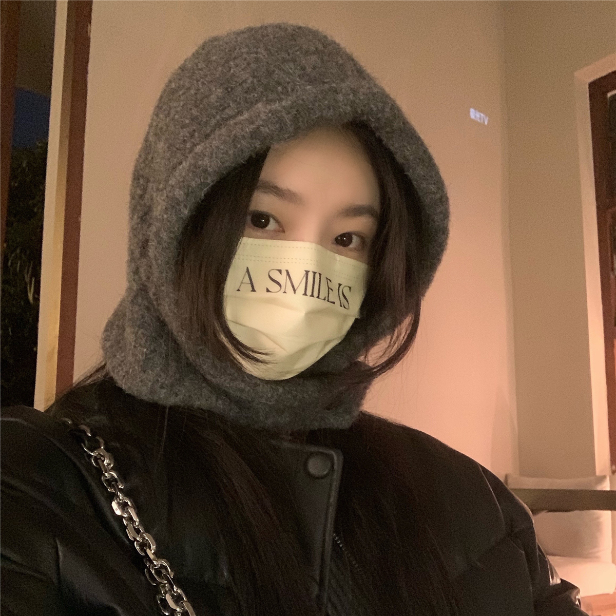 丁走走巴拉克拉法帽围巾帽子一体