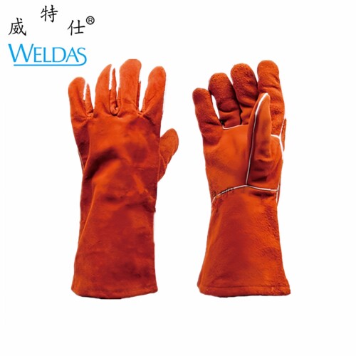 威特仕电焊手套橙色作业