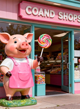 玻璃钢卡通雕塑定制装饰摆件