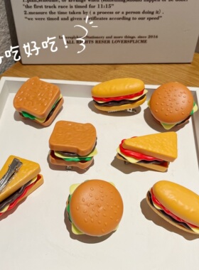 趣味仿真薯片发夹鸭嘴夹