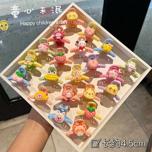 diy小鲨鱼夹子韩版儿童发夹可爱