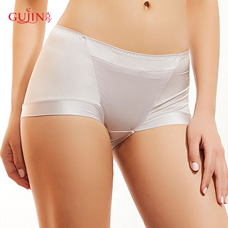 古今女士无痕弹性光感面料平角裤1I815