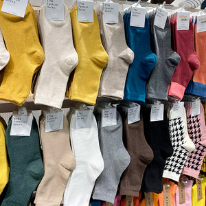 韩国进口ETNA棉代购女袜子百搭女