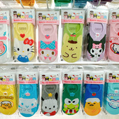 船袜女防滑不掉跟韩国进口隐形袜子三丽欧可爱卡通动漫薄棉夏短袜