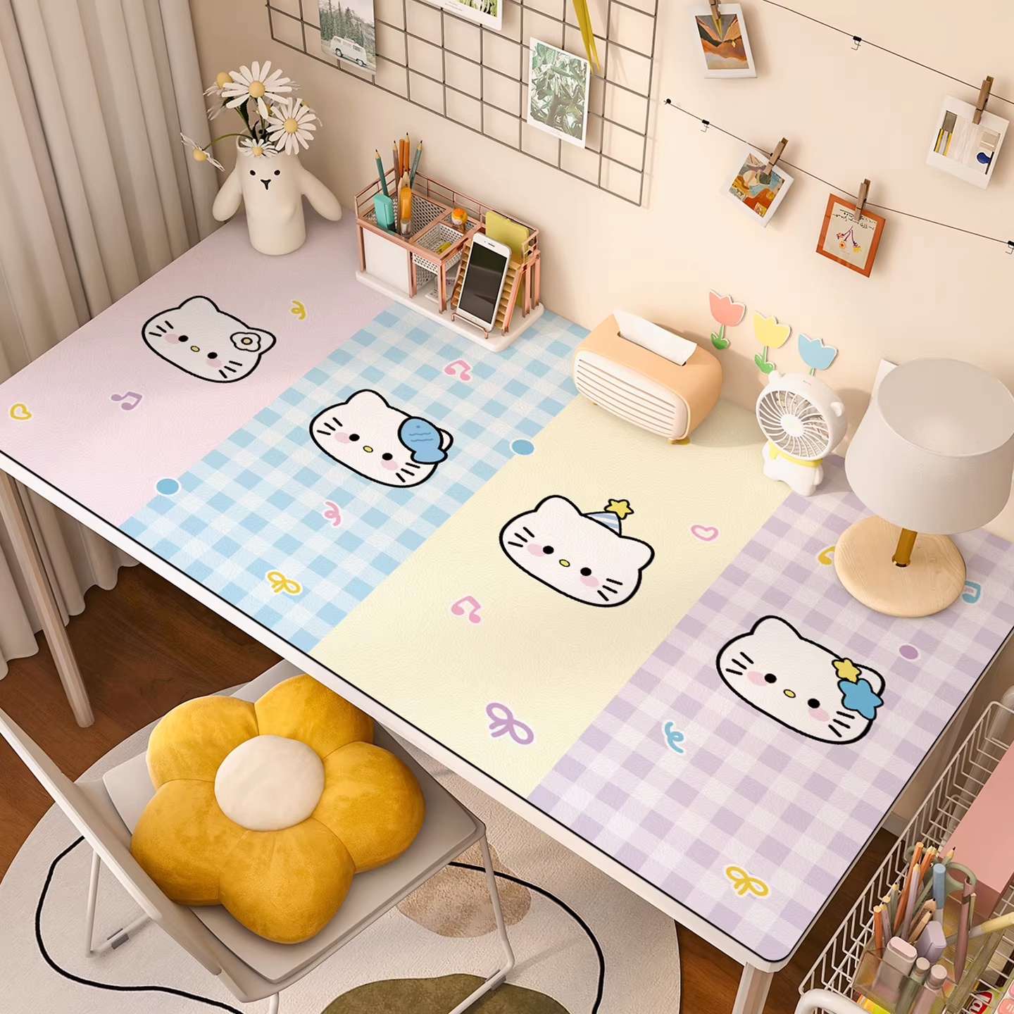 书桌垫子防水免洗护眼皮革学生儿童卡通学习桌专用写字台书桌垫,居家布艺,桌布,淘宝优惠券,粉丝福利购,淘宝优惠卷