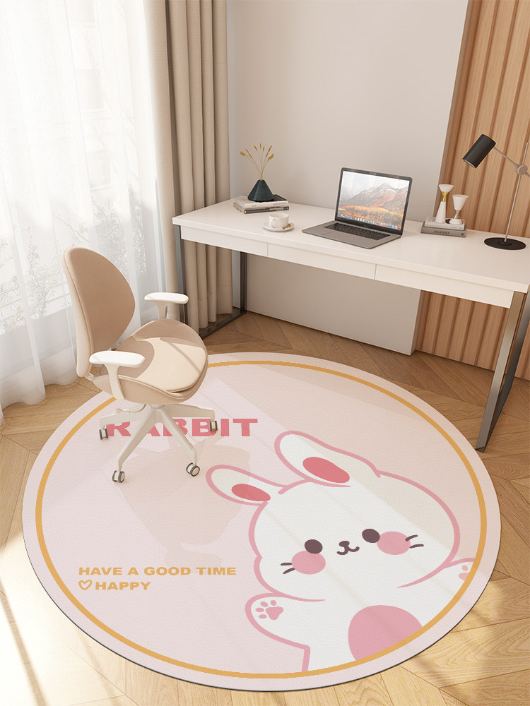 电脑转椅垫卧室儿童房圆形地毯床边女童阅读区地垫爬行垫可擦洗,居家布艺,地毯,淘宝优惠券,粉丝福利购,淘宝优惠卷