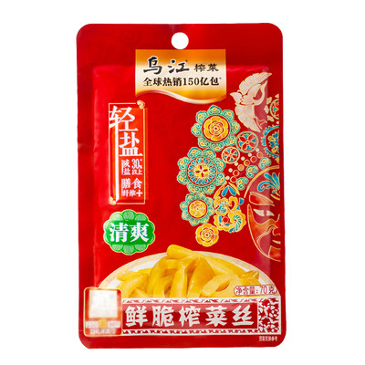 乌江清爽榨菜丝70g鲜脆菜丝咸菜