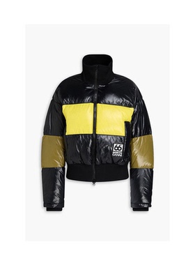 GANNI Askja shell 绗缝条纹短夹克短外套女夹克情侣上衣休闲外