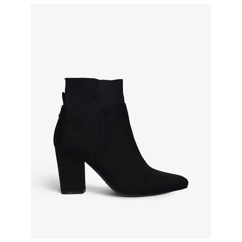 kurt geiger london vegan tobi2 仿绒面革高跟靴女