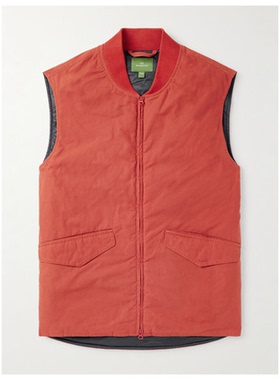 SID MASHBURN Cashpad 打蜡府绸马甲男防风夹克中性款轻薄飞行