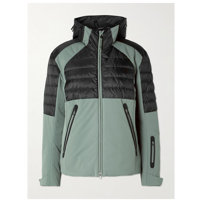 Bogner 博格纳 Henik-D and Shell 拼接绗缝防破裂连帽羽绒夹克