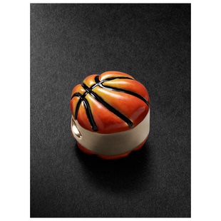 14K GREG Basketball 白金琺瑯吊墜 YUNA 首飾男