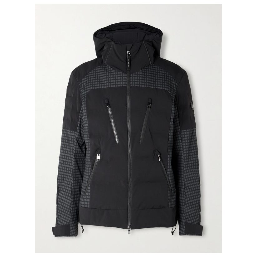 Bogner 博格纳 Fionn2-T 拼接绗缝连帽滑雪夹克短外套男轻薄中