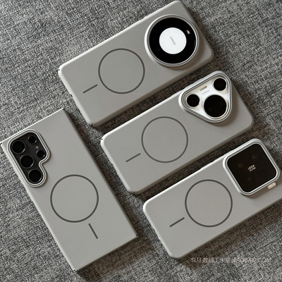高级细圈磁吸无线充电FindX8ultra适用oppoReno14手机壳12一加Ace5pro钛灰色13亚克力10超薄9防s+指纹magsafe