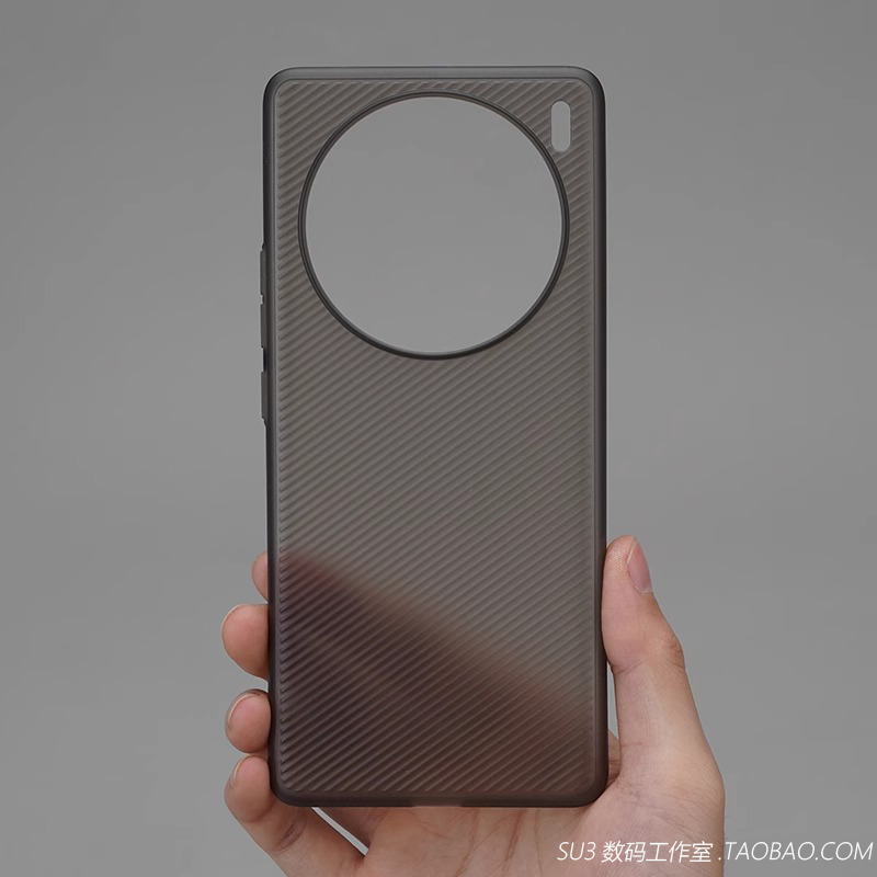 防滑斜条纹超薄pp壳适用oppoFindX8手机壳X8pro磨砂FindX7ultra立体半透明灰黑色硬壳简约散热超轻高级感硬壳