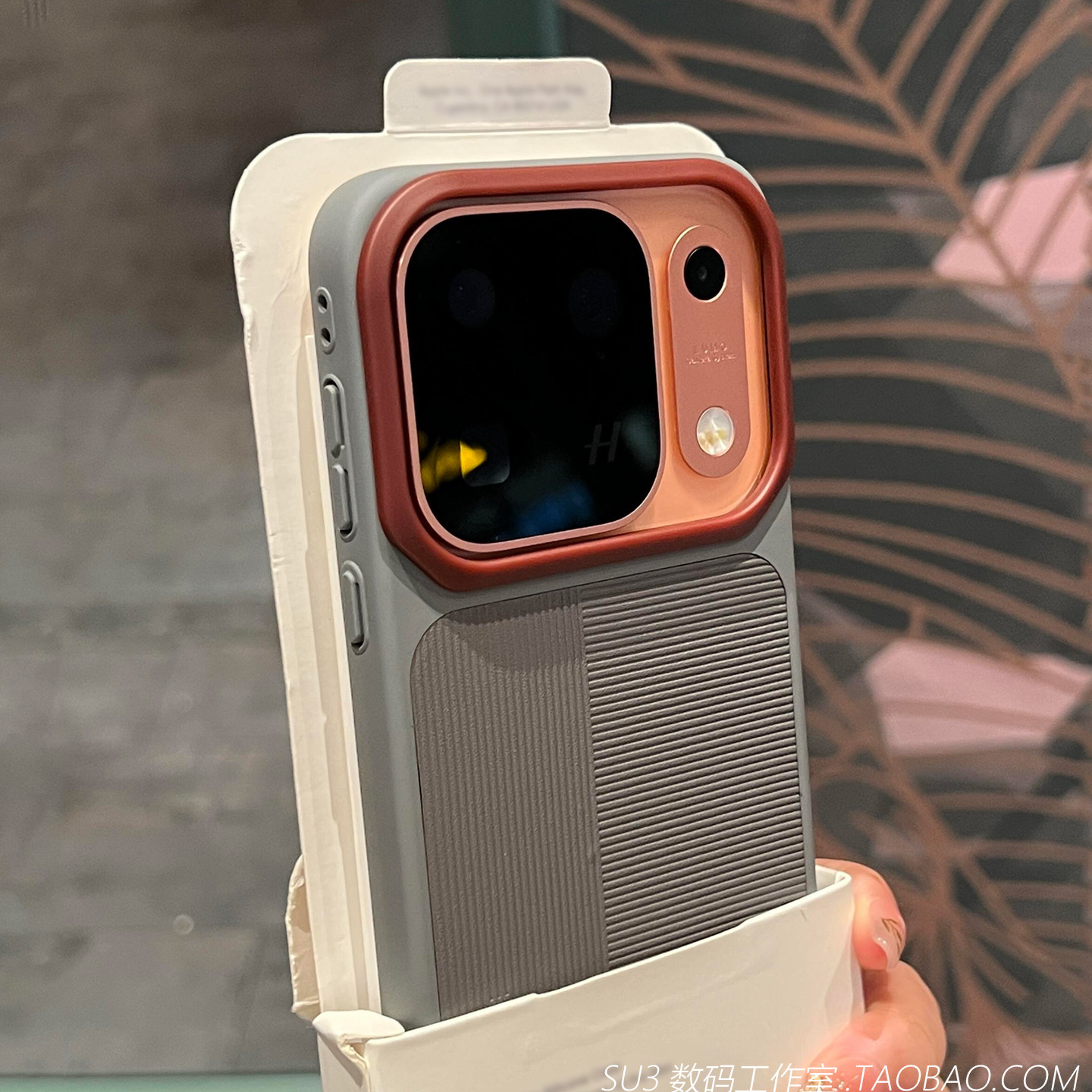内置磁吸皮纹条纹适用oppoFindX10手机壳e素皮拼接X10promax硬壳vivoX500pro小米18promax深灰色x9撞色潮磨砂