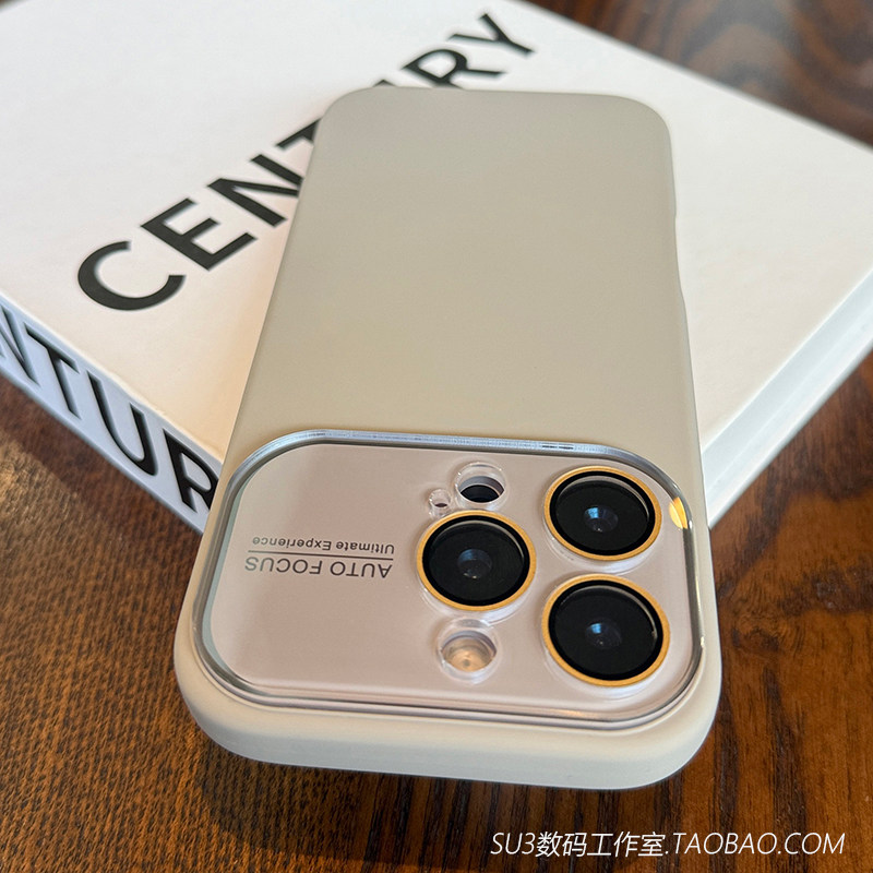 秒变17大视窗适用iPhone17pro苹果17promax手机壳16/15液态硅胶14全包带水晶镜头膜13钛灰色防摔高级男女软糯