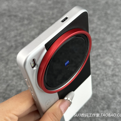 丹红镜头圈加高X200s适用vivoX200Ultra手机壳X300pro莱卡相机壳高级感拼接撞色横竖条纹Findx8s防摔超薄mini