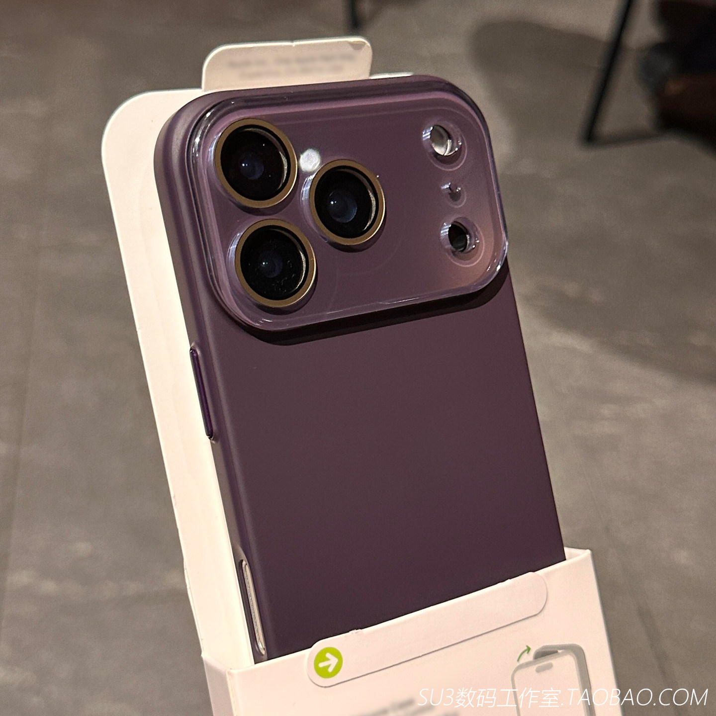 全包带水晶镜头膜适用苹果17pro手机壳17promax暗紫色iPhone16高级感plus小众15超薄14硬壳13独立按键12女男