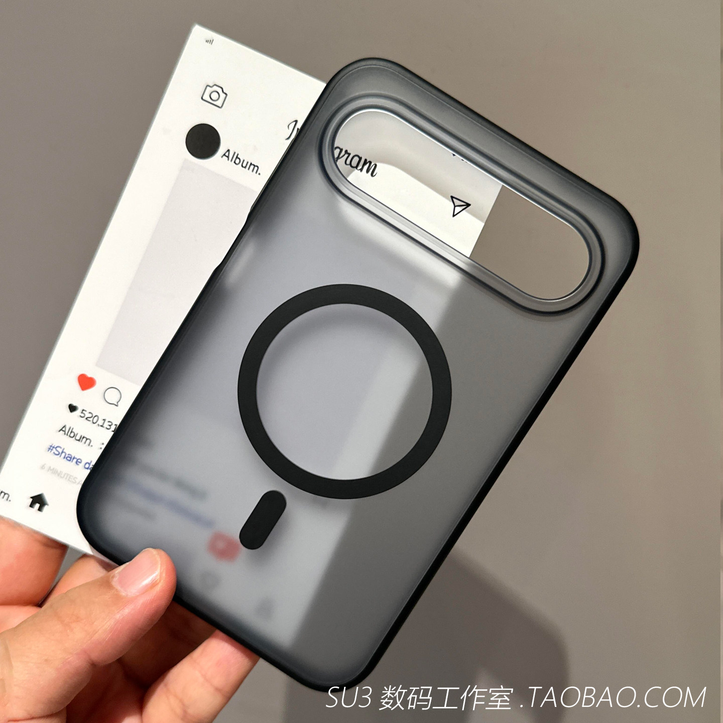 雾面磨砂透黑色软边防摔防滑适用华为PuraXView手机壳阔直屏puraxview磁吸半透明雾面耐脏xview全包边保护套