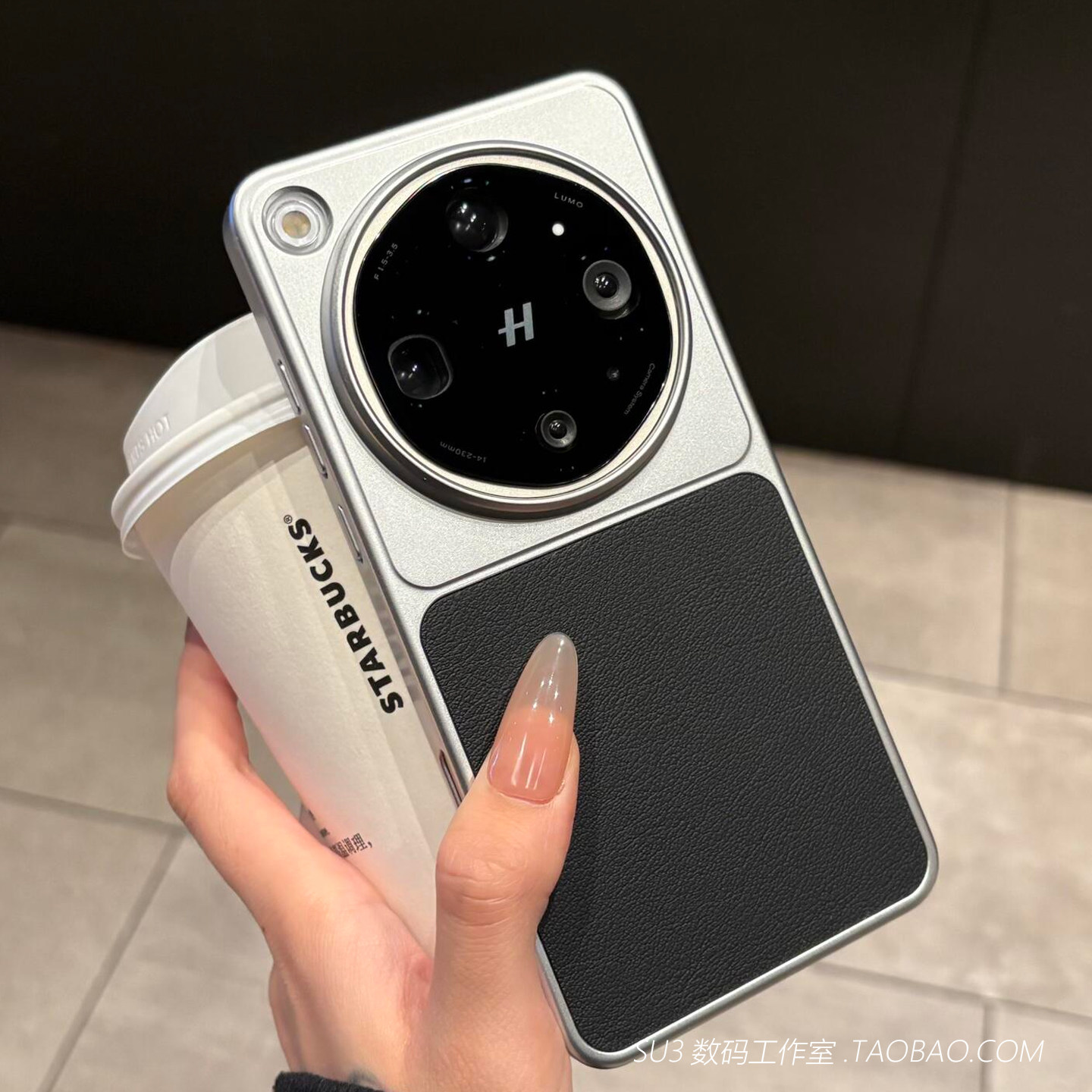 简约高级感电镀拼接素皮适用vivoX300Ultra手机壳X300s高档oppoFindX9新款Ultra黑色X300pro轻薄散热防指纹硬