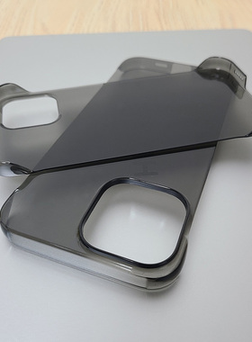 无边框适用13小米14pro红米K40手机壳pro透明K30黑色亚克力20简约K60至尊版i硬壳note13pro+全包镜头裸机K50