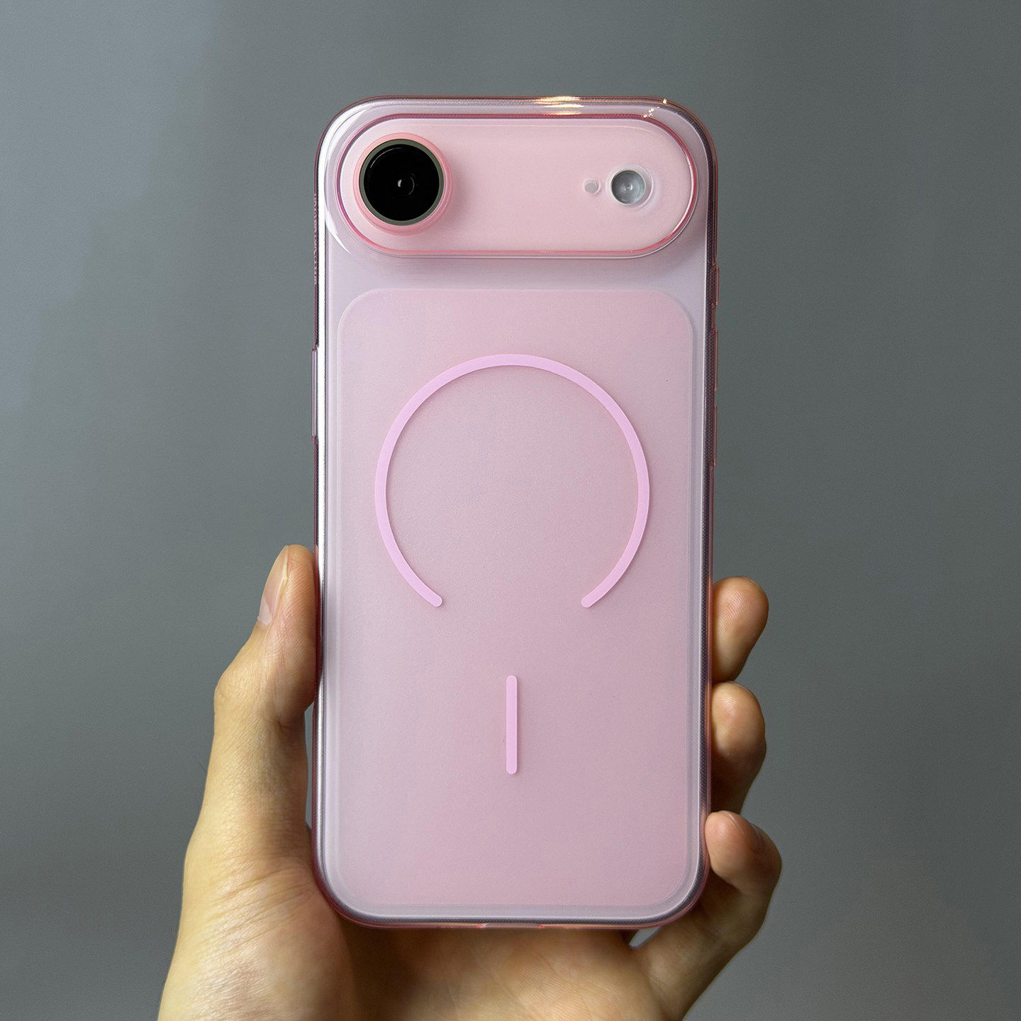 裸机感超薄软壳透粉色Air适用苹果17promax手机壳16plus全包镜头15pro磨砂13冰雾12半透明iPhone磁吸充电新款