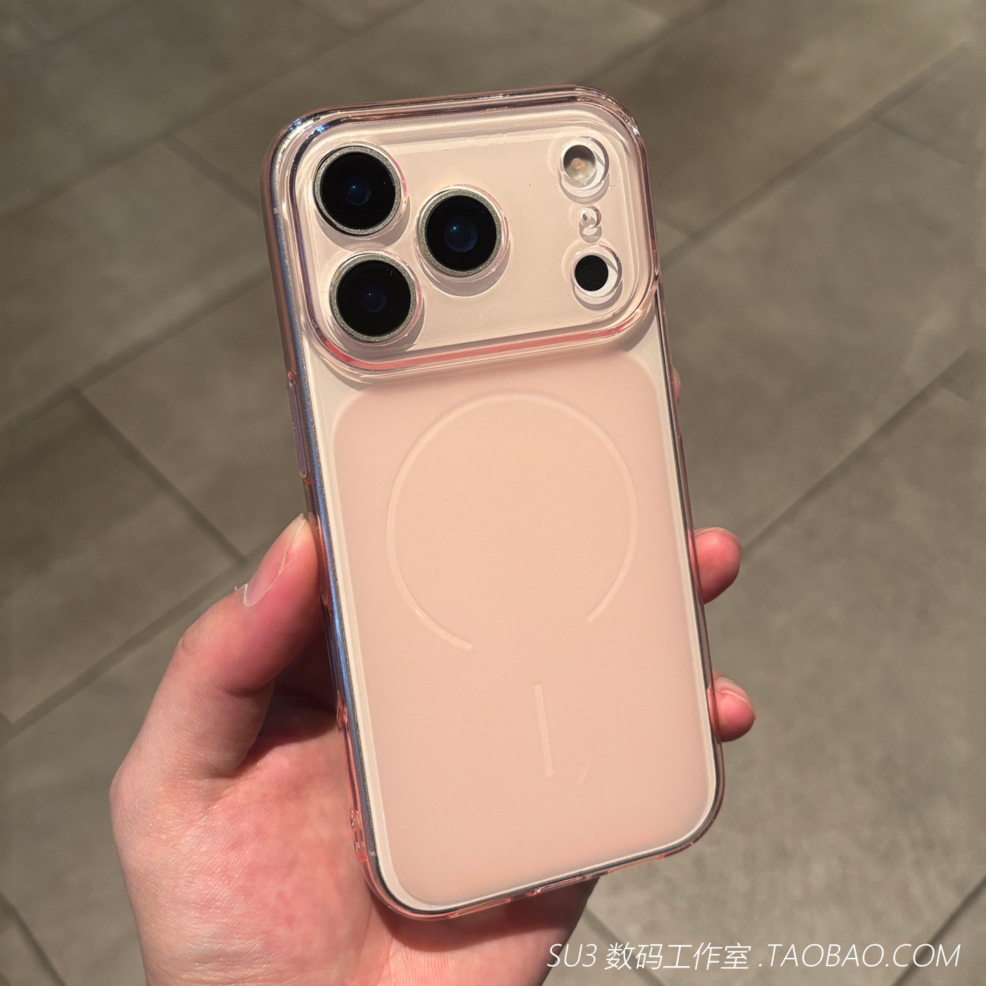 ins透粉色大视窗软壳适用iPhone苹果17promax手机壳16plus超薄15简约14硅胶13全包12防摔Air磨砂软壳网红少女,3C数码配件,手机保护套/壳,淘宝优惠券,粉丝福利购,淘宝优惠卷