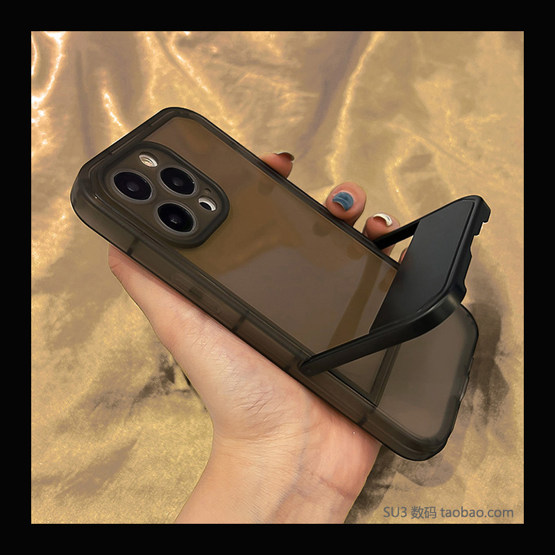 Reno9硅胶软壳一体站立支架壳