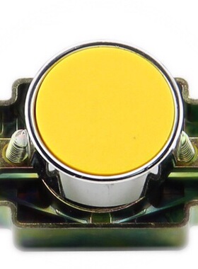 正泰黄色自复位平按钮金属头红色按钮一常闭NP2-BA51有现货