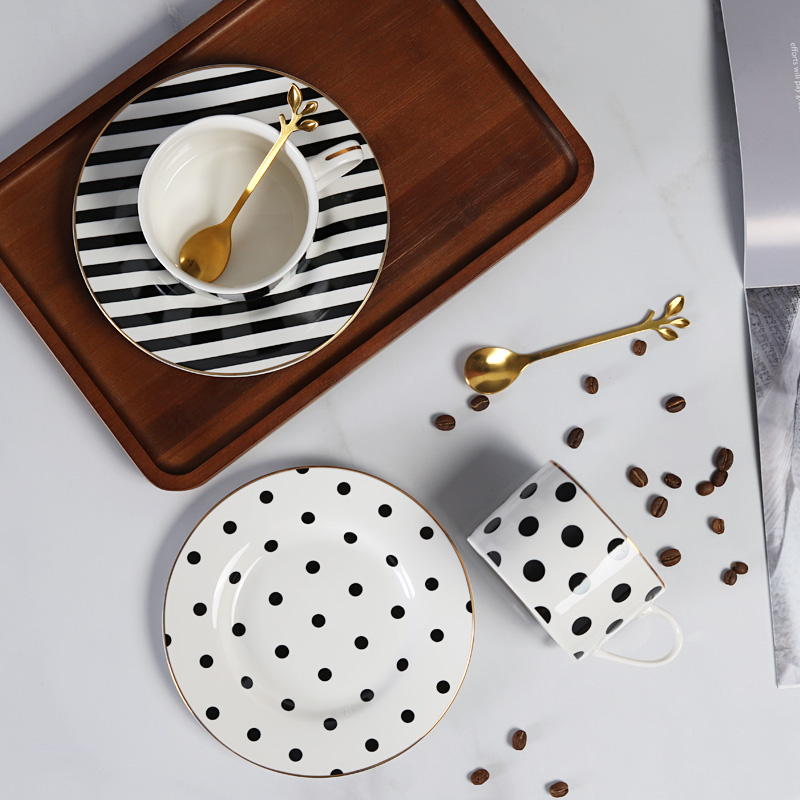 欧伦琪简约欧式骨瓷杯碟壶茶具