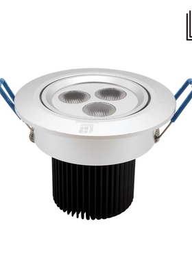 外婆的爱珠宝灯店铺装修LED家用客厅3珠9W专用天花灯珠宝展柜射灯