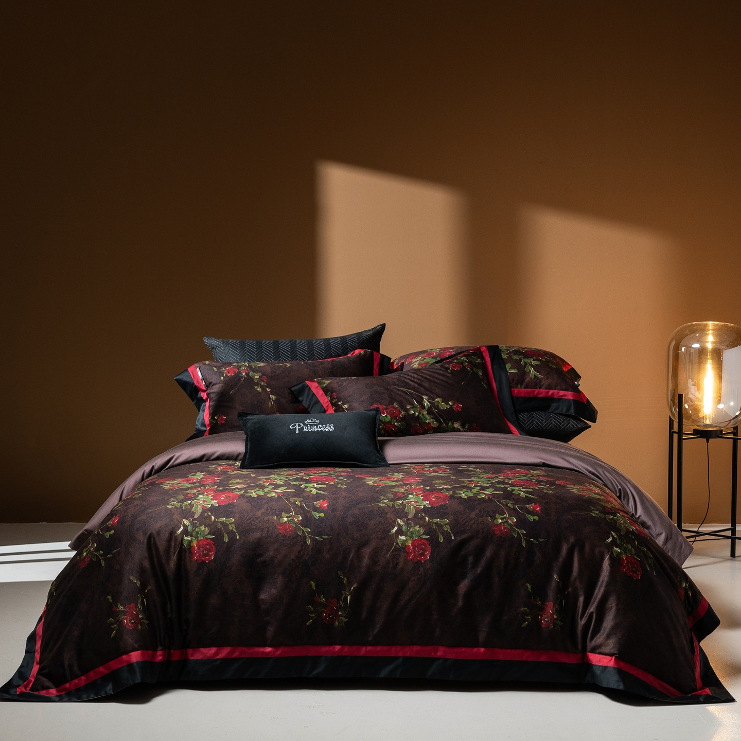 2025新款设计师高奢100支天丝棉磨毛四件套-威尔威尔系列